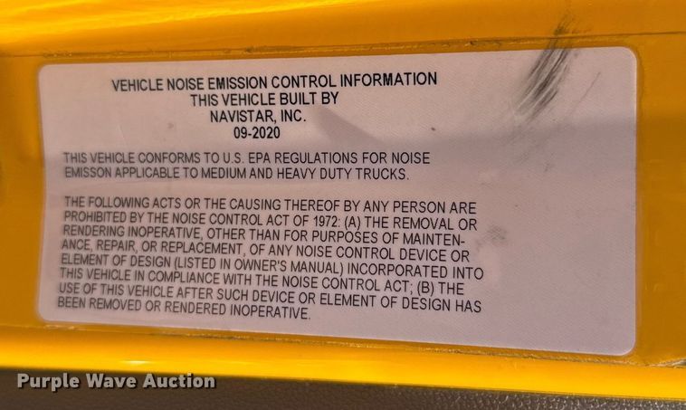 image for item EU2208 2021 International LT625 semi truck