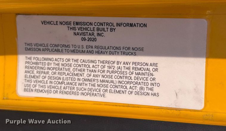 image for item EU2209 2021 International LT625 semi truck