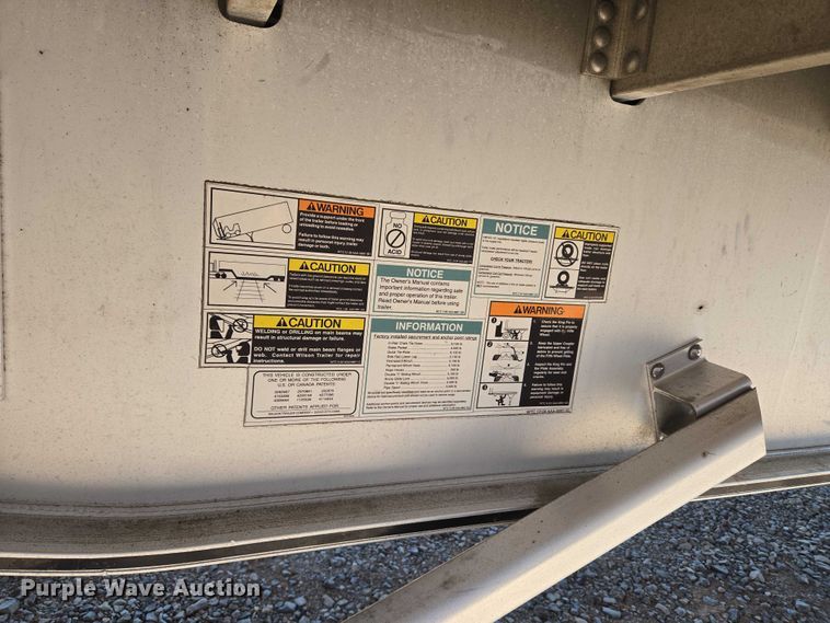 image for item EU3570 2014 Wilson AF-1080SS flatbed trailer