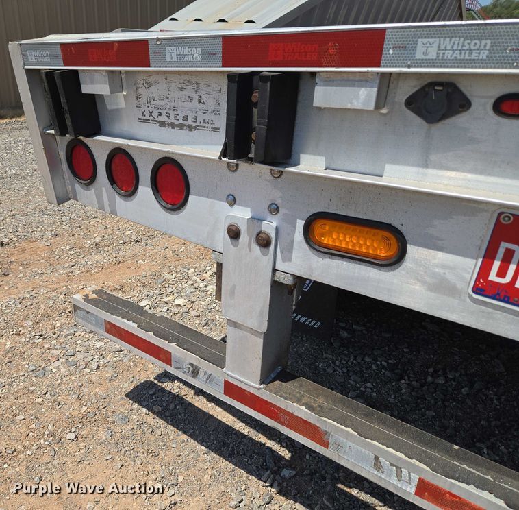 image for item EU3570 2014 Wilson AF-1080SS flatbed trailer