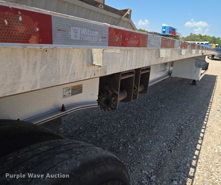 image for item EU3570 2014 Wilson AF-1080SS flatbed trailer