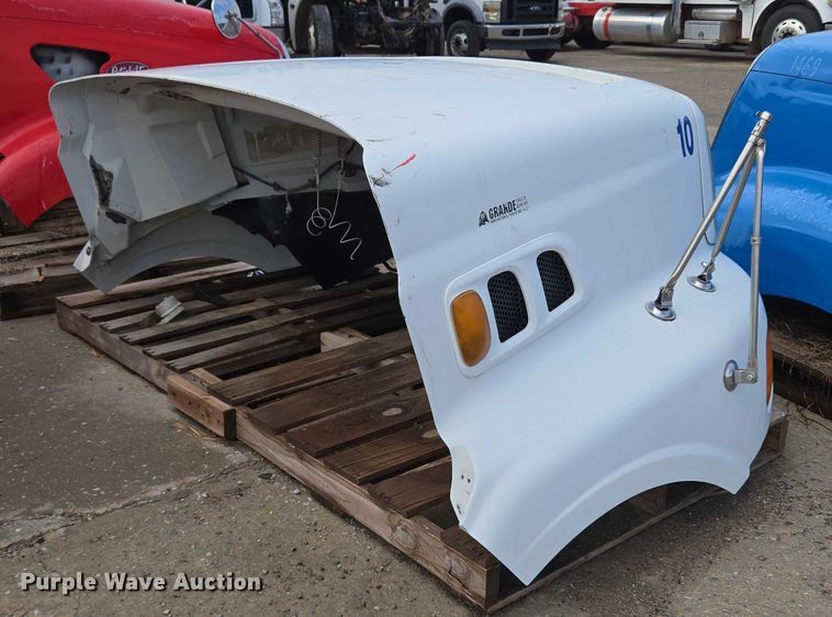 image for item EU3649 (3) semi truck hoods