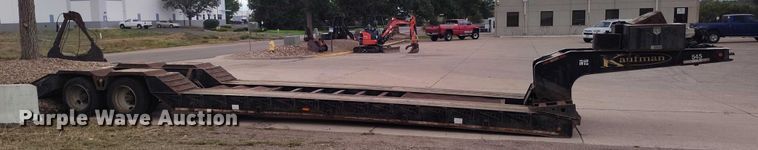 image for item IP9693 2013 Kauffman DT35  lowboy equipment trailer