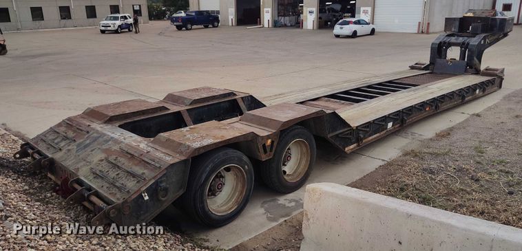 image for item IP9693 2013 Kauffman DT35  lowboy equipment trailer