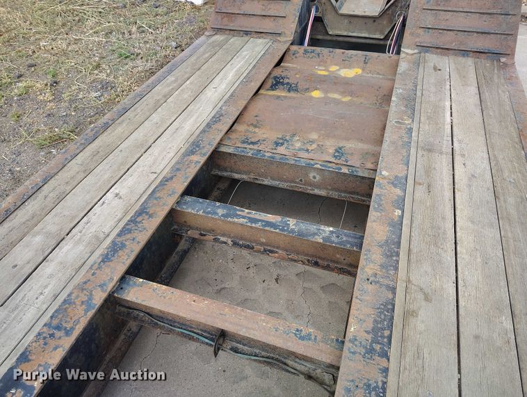 image for item IP9693 2013 Kauffman DT35  lowboy equipment trailer