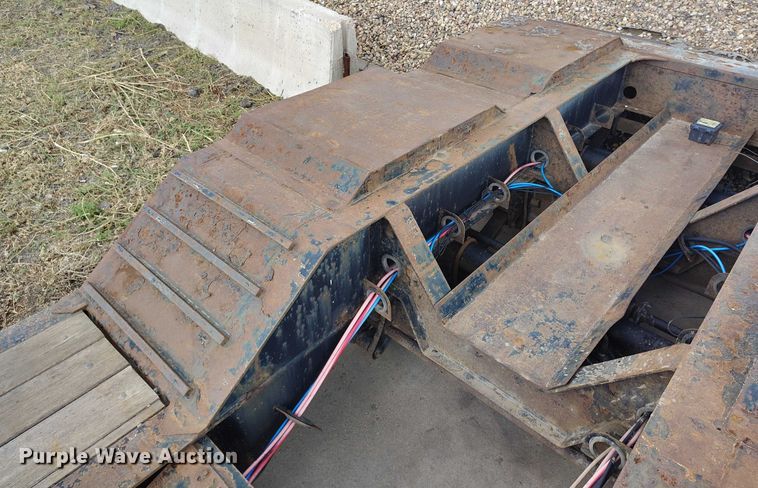 image for item IP9693 2013 Kauffman DT35  lowboy equipment trailer