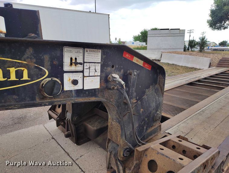 image for item IP9693 2013 Kauffman DT35  lowboy equipment trailer