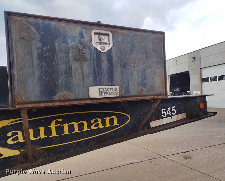 image for item IP9693 2013 Kauffman DT35  lowboy equipment trailer