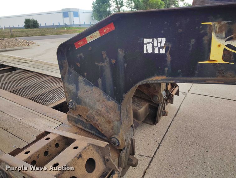 image for item IP9693 2013 Kauffman DT35  lowboy equipment trailer