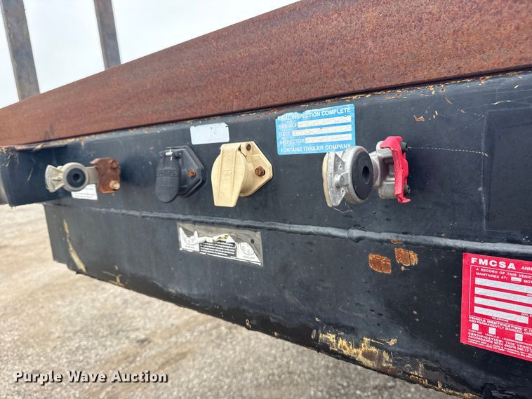 image for item NU9610 2008 Fontaine WDT180 drop deck trailer