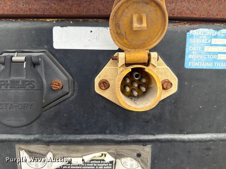 image for item NU9610 2008 Fontaine WDT180 drop deck trailer