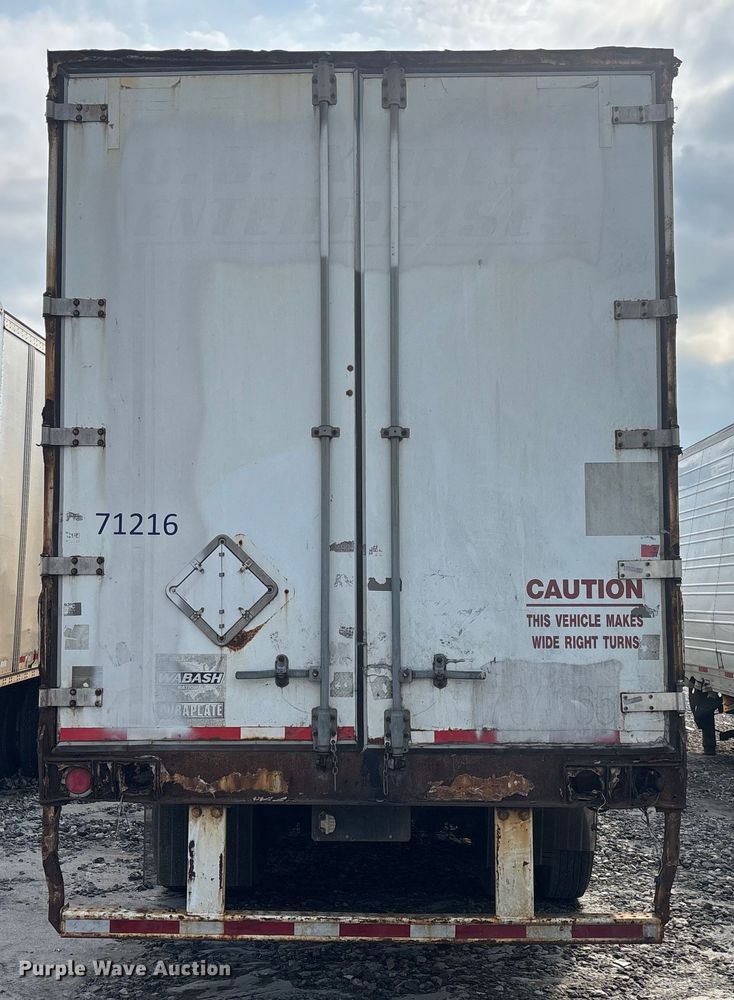 image for item YA0864 2007 Wabash  DVCVHPC dry van trailer