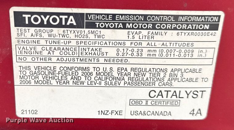 image for item DO2233 2006 Toyota Prius 