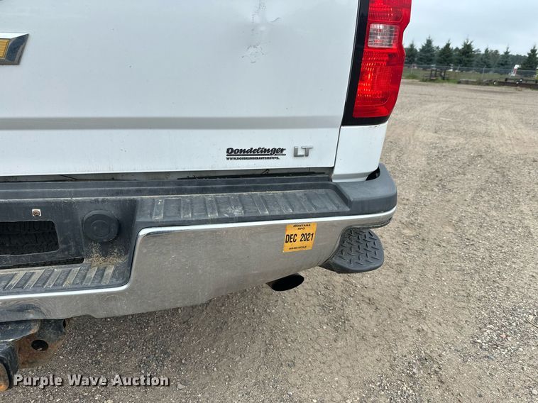 image for item DT6345 2016 Chevrolet Silverado 2500HD LT Double Cab pickup truck