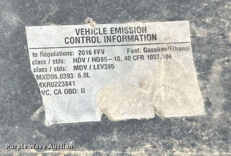 image for item DT6345 2016 Chevrolet Silverado 2500HD LT Double Cab pickup truck