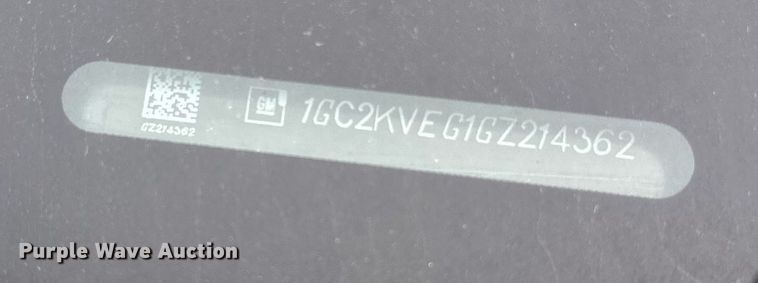 image for item DT6345 2016 Chevrolet Silverado 2500HD LT Double Cab pickup truck