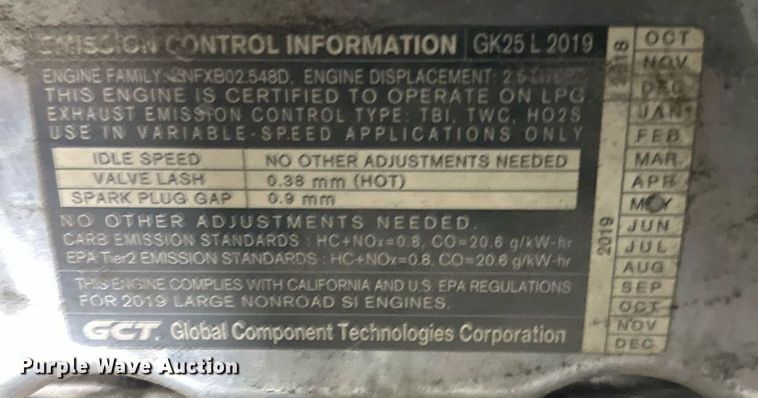 image for item DT6370 Caterpillar 2C50004 forklift