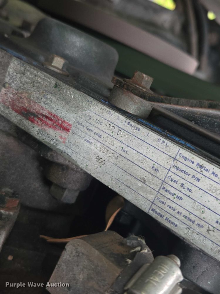 image for item DU2513 1993 Ford tren mortiz crane truck