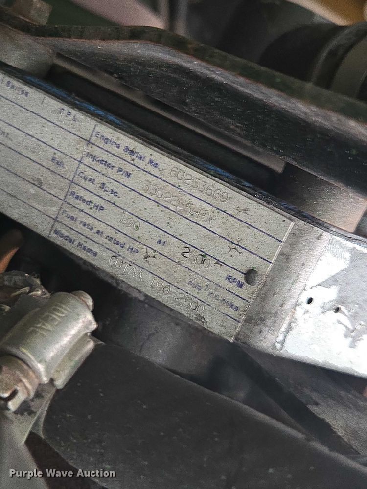 image for item DU2513 1993 Ford tren mortiz crane truck