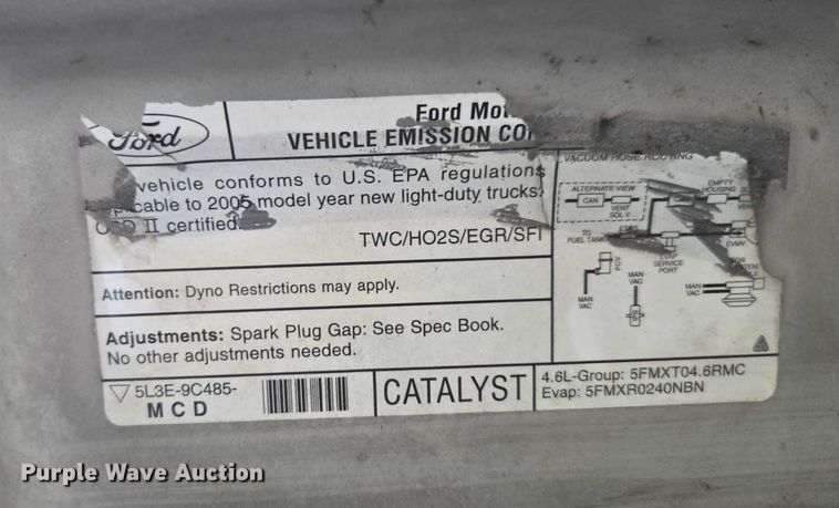 image for item DU2514 2005 Ford F150 SuperCrew pickup truck