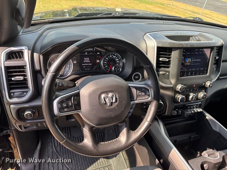 image for item DU9339 2021 RAM 1500 Bighorn Crew Cab pickup truck