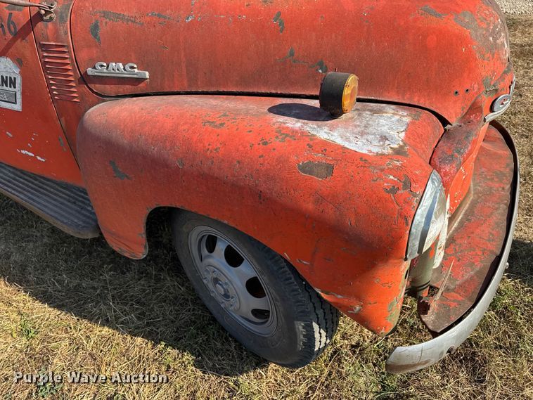 image for item DW6619 1951 GMC flatbed pickup truck