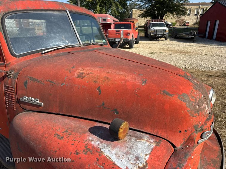 image for item DW6619 1951 GMC flatbed pickup truck