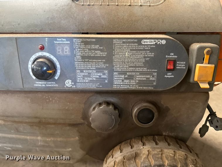 image for item DX5747 Duna-Glo Pro RMC-KFA170TDGP heater