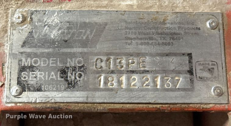 image for item DX5751 Norton Clipper C13PE concrete saw