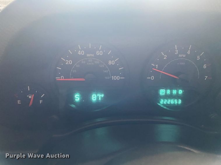 image for item DX5757 2007 Jeep Wrangler flatbed pickup truck