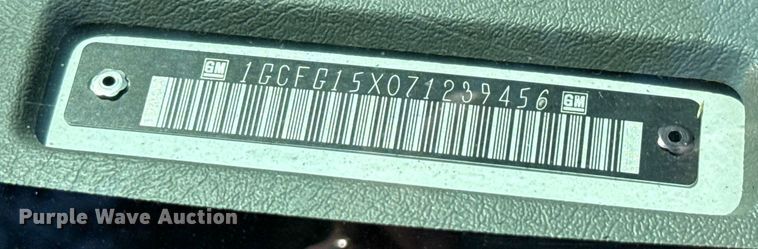 image for item DX5758 2007 Chevrolet Express 1500 van