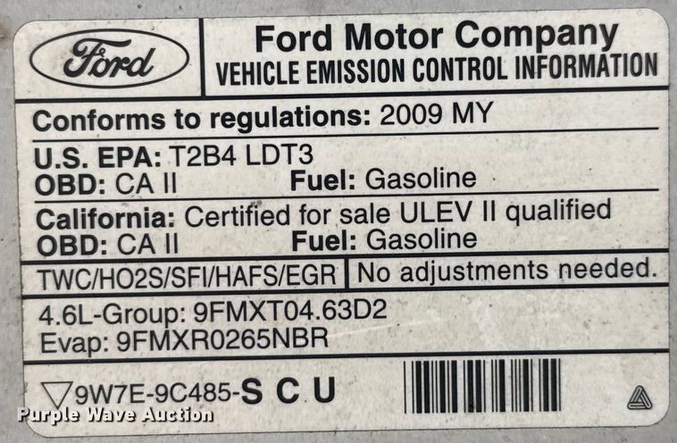 image for item DX5759 2009 Ford F150 pickup truck