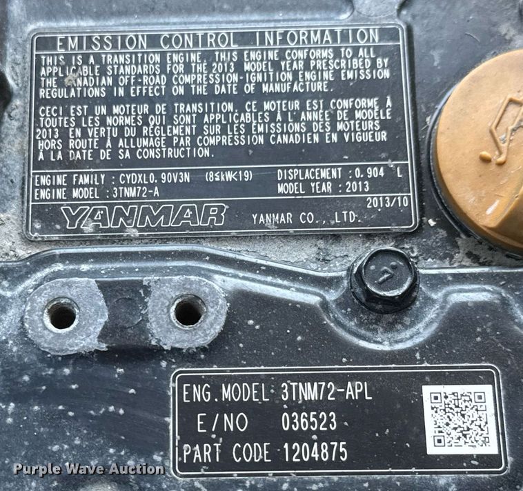 image for item DY0033 2013 Polaris 3400XL utility vehicle