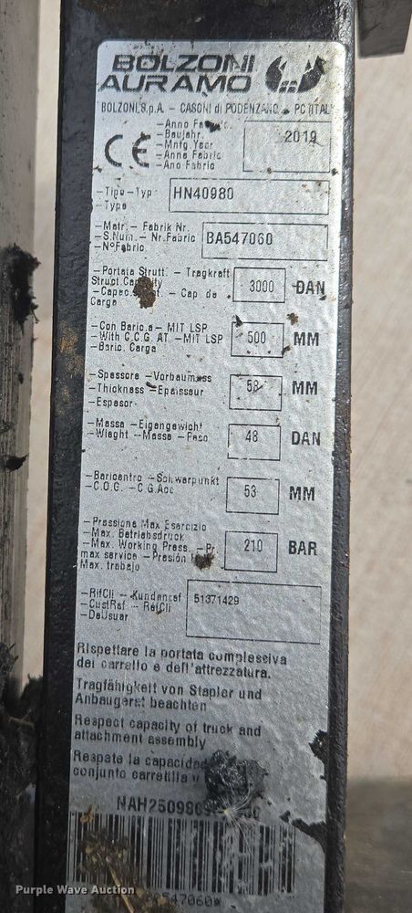 image for item DY1136 Caterpillar EP4000 forklift