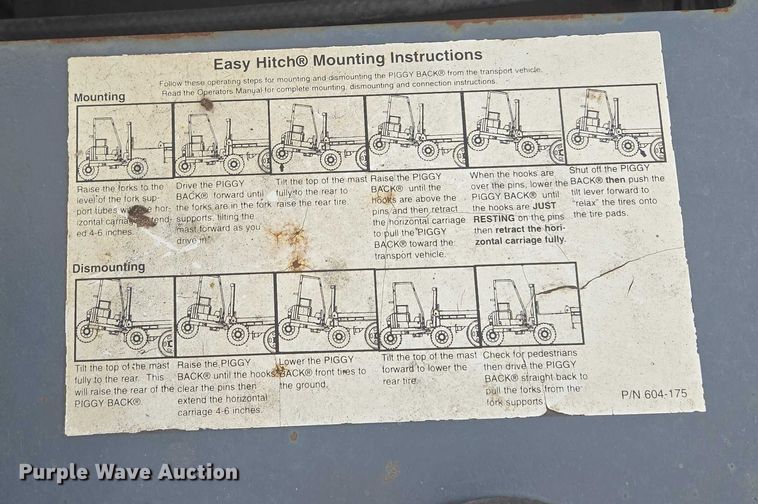 image for item DY1140 1998 Princeton D50 forklift