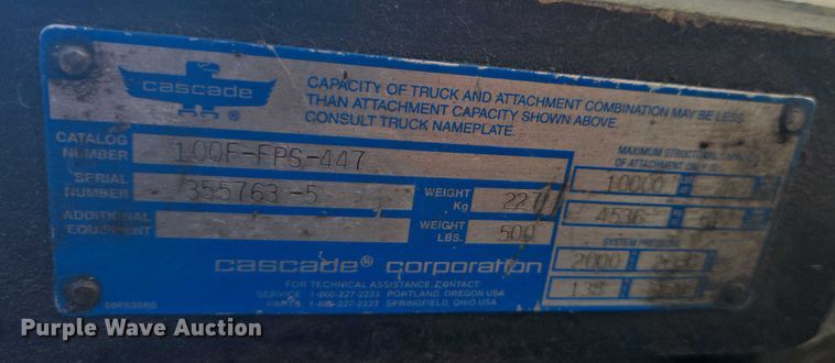 image for item DY1173 Caterpillar E6500-AC forklift