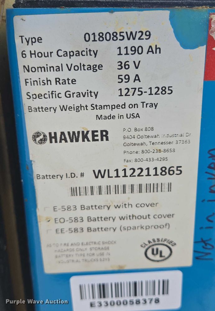 image for item DY1173 Caterpillar E6500-AC forklift