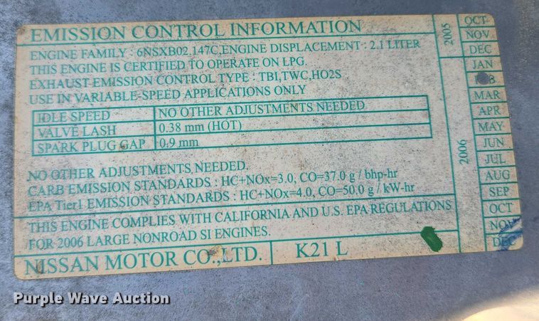 image for item DY1177 Mitsubishi FGC25N forklift