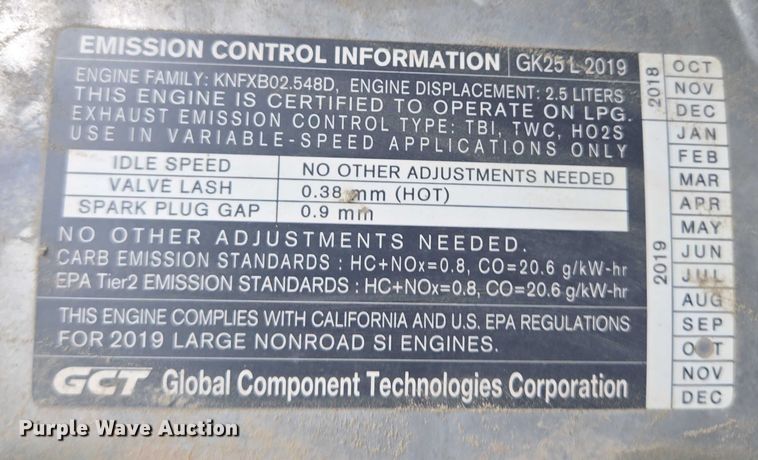 image for item DY1178 Caterpillar GP33N forklift