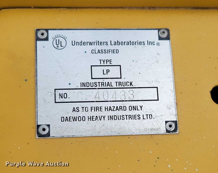 image for item DZ6505 Daewoo GC30S-2 forklift