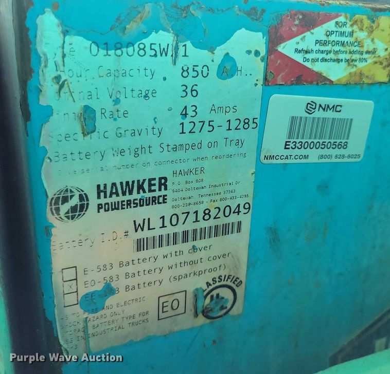 image for item DZ6516 Mitsubishi FB20PNT forklift