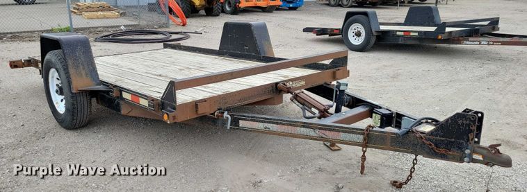 image for item DZ6537 2007 D and K tilt deck utility trailer