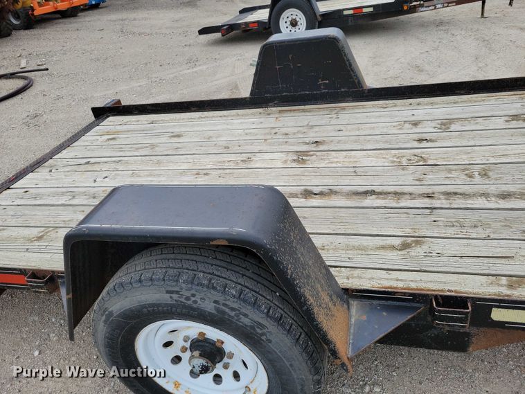 image for item DZ6537 2007 D and K tilt deck utility trailer