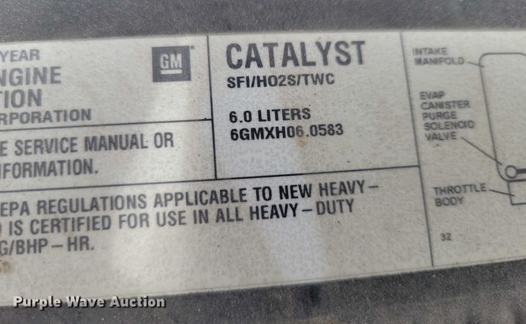 image for item DZ6538 2006 Chevrolet Silverado 2500HD utility bed pickup truck