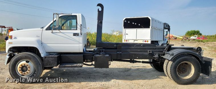 image for item DZ6544 1991 Chevrolet  Kodiak hook lift truck