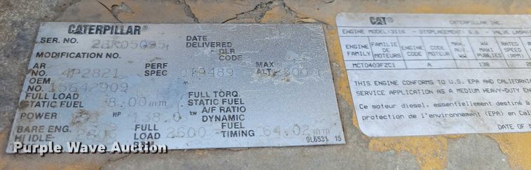 image for item DZ6544 1991 Chevrolet  Kodiak hook lift truck