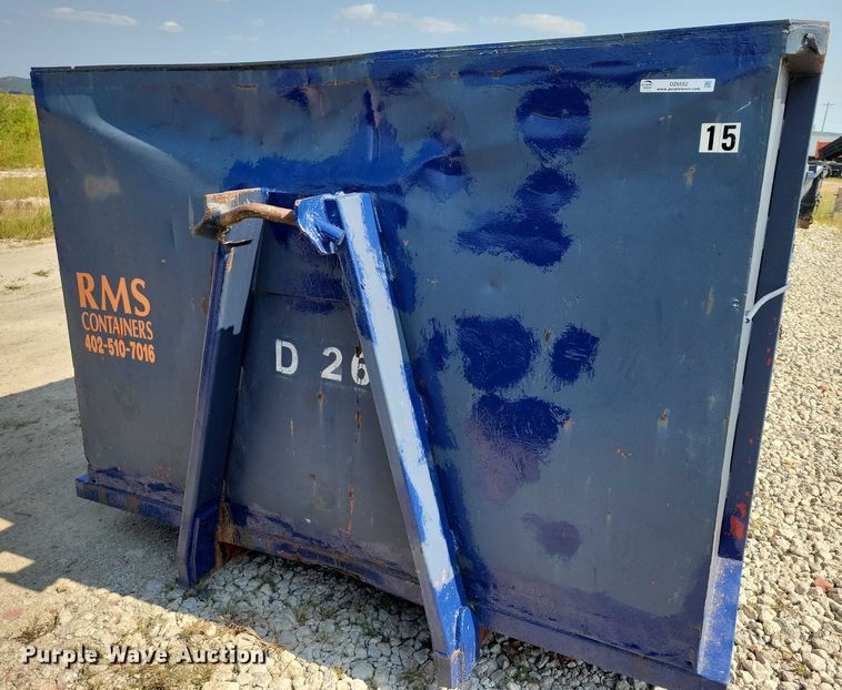 image for item DZ6552 Roll-off dumpster