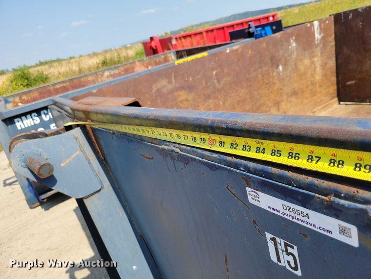 image for item DZ6554 Roll-off dumpster