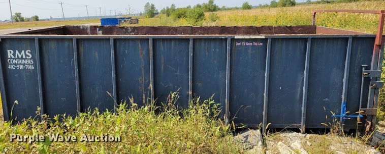 image for item DZ6556 Roll-off dumpster
