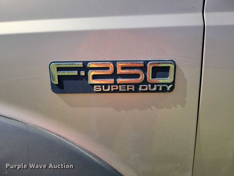 image for item DZ6563 1999 Ford F250 SuperCab pickup truck